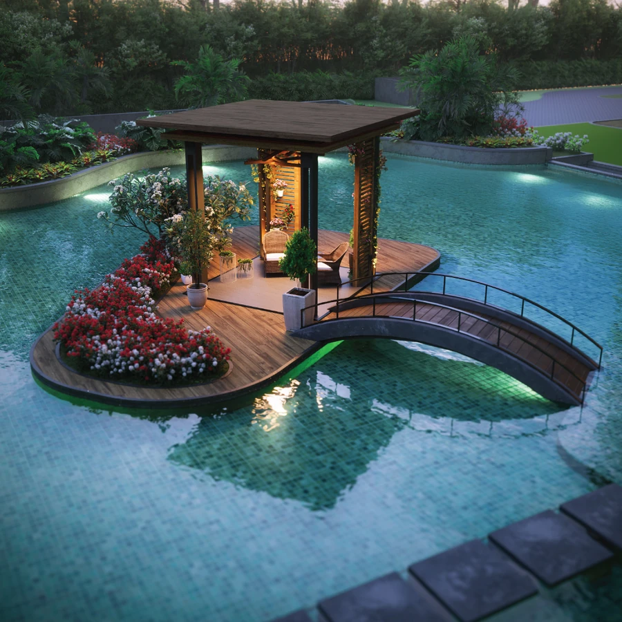 Kids Pool at Sobha Aurum